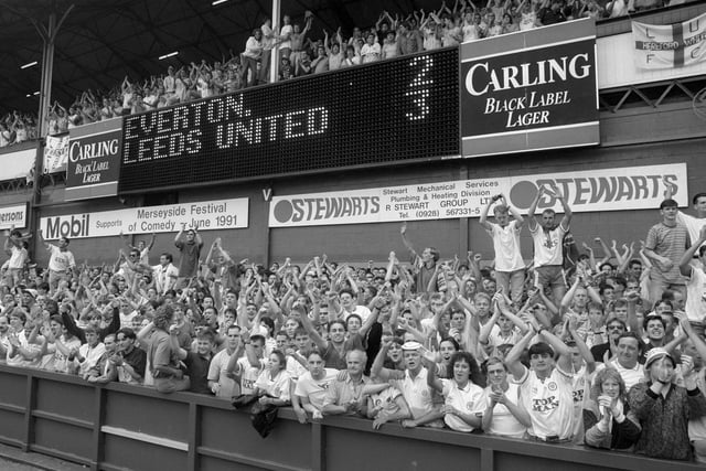 Were you among Leeds United's travelling army at Goodison Park that day?