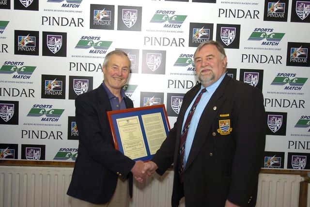 Barry Beanland, left, passed away last weekend