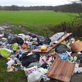 Fly tipping stock image. JPI Media