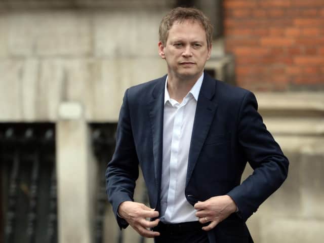 Transport Secretary Grant Shapps. Pic: PA