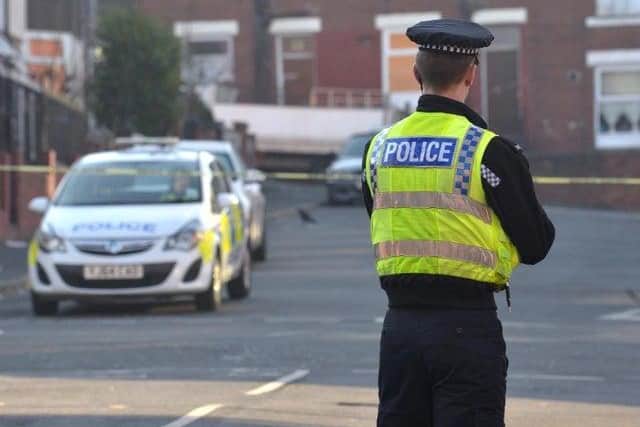 The yob coughed and spat at police and told them he had coronavirus