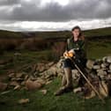 Yorkshire Shepherdess Amanda Owen on her farm. Picture by Simon Hulme