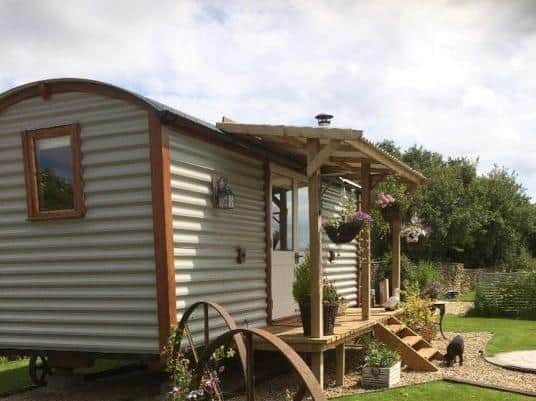 The shepherd's huts.