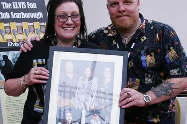 The Elvis Fan Club Scarborough helped raised funds for NHS