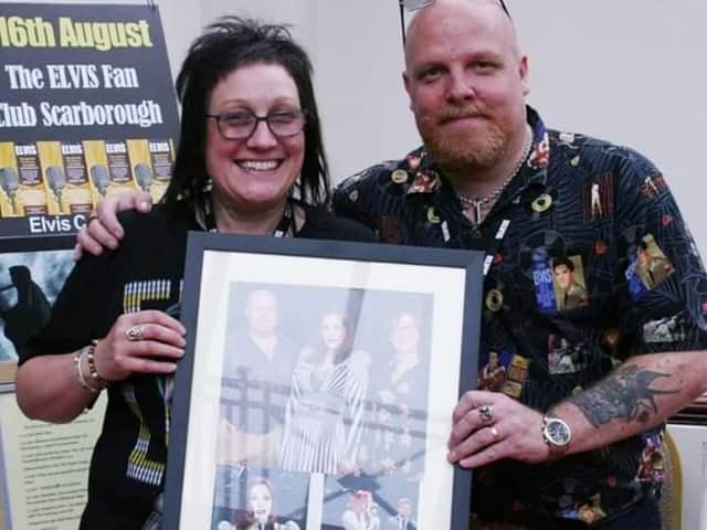 The Elvis Fan Club Scarborough helped raised funds for NHS