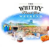 Logo for the Whitby Thank You Weekender.