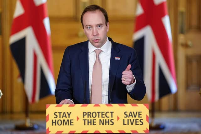 Health Secretary Matt Hancock, Photo: PA