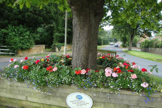 An entry last year by Newby & Scalby In Bloom