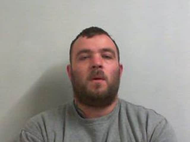 Kieran Paul Cassidy, 33, from Scarborough, was jailed for six months for punching and coughing at police officers.