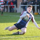 Jonty Holloway was one of many youngsters to impress in Simon Smiths Scarborough RUFC side in the 2019/20 North One East campaign