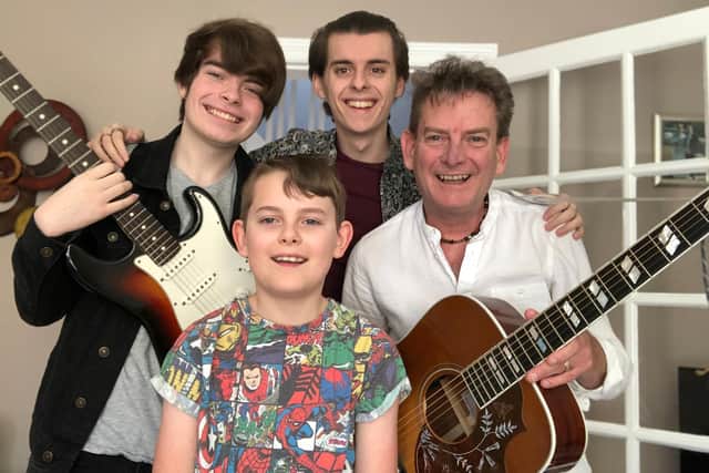 The musical Dunwell family.
