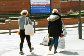 A total of8,891 people in Yorkshire have now tested positive for coronavirus. Pictured Leeds General Infirmary.