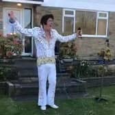 Tony's performance in the garden.