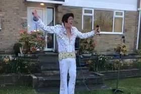 Tony's performance in the garden.