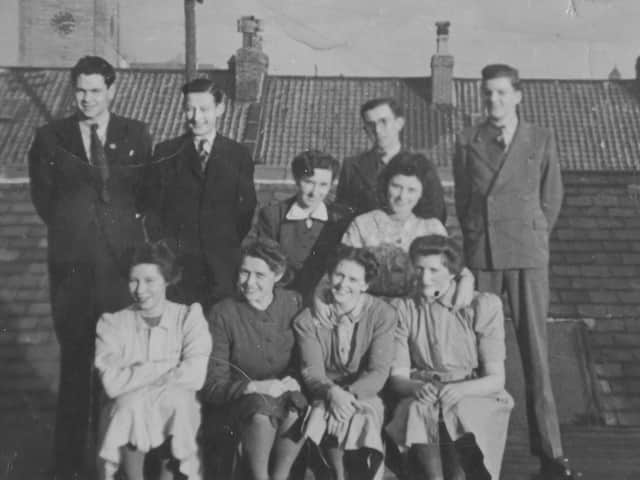 W Rowntree staff, in the 1940s