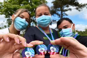 The We Care badge campaign is launched today.