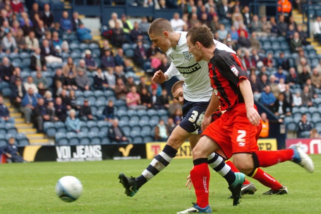 Ingol lad Jamie Proctor scored for PNE in a 3-1 win over Watford on the last day of the 2010/11 season - North End were already relegated
