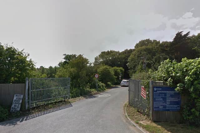 The household waste recycling centre on Burniston Road, Scarborough. Picture from Google Street View.