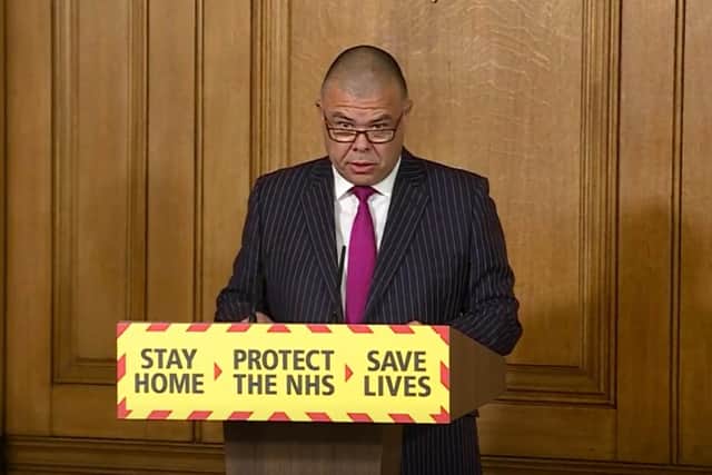 Deputy Chief Medical Officer Professor Jonathan Van-Tam during a media briefing in Downing Street, London, on coronavirus (COVID-19). Photo: PA