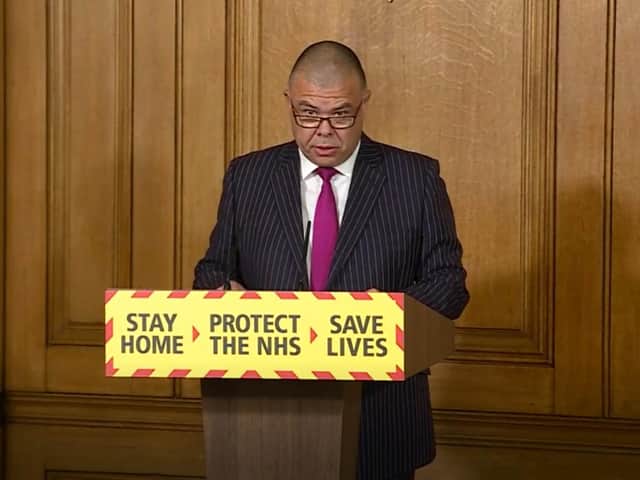 Deputy Chief Medical Officer Professor Jonathan Van-Tam during a media briefing in Downing Street, London, on coronavirus (COVID-19). Photo: PA