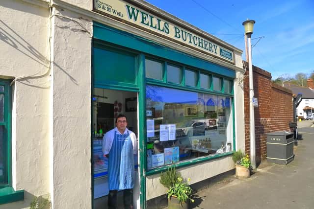 The ever popular Wells Butchery in Hunmanby