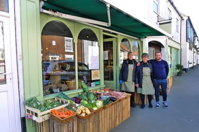 The Hunmanby Pantry offer a good selection of fresh produce