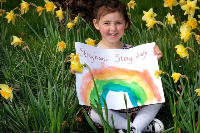 Four-year-old Evie's mum is a care worker