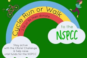 The CRoW Challenge involves taking on a 2.5k or 5k route, finishing up with a donation.