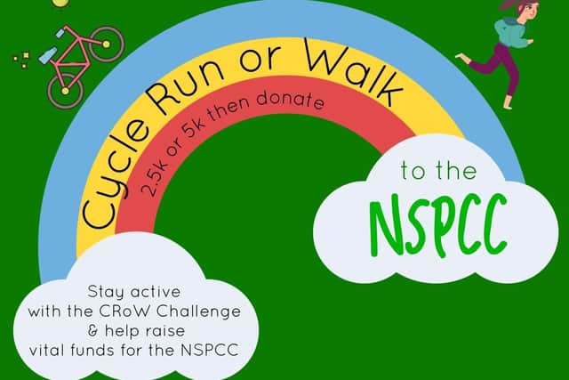 The CRoW Challenge involves taking on a 2.5k or 5k route, finishing up with a donation.