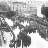 The parade featured 3,000 people.