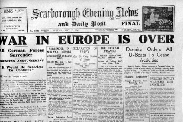Scarborough Evening News of May 7 1945