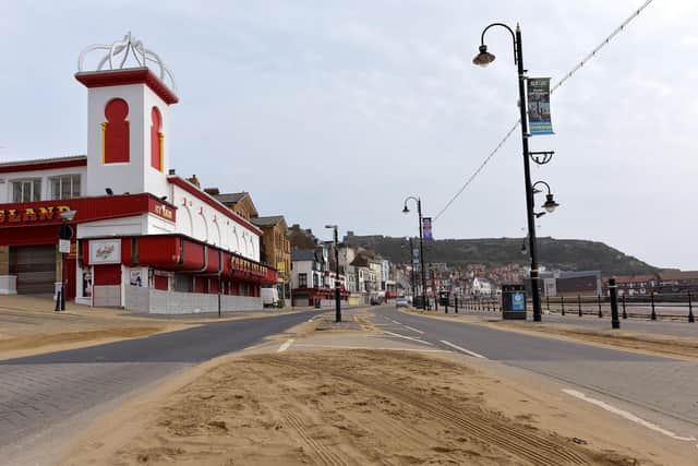 Businesses on Scarborough's South Bay remain closed. Picture: JPI Media/ Richard Ponter