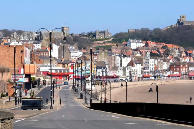 A deserted Scarborough South Bay during lockdown. Picture: JPI Media/ Richard Ponter