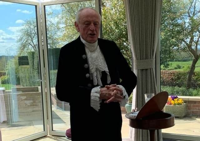 The High Sheriff of North Yorkshire David Kerfoot MBE DL held a video meeting with Barrowcliff pupils.