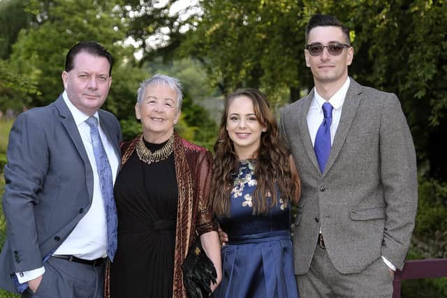 The White Lily Ball last summer - pictured are Tom and Mary O'Connor with Rose Mehmet and Tom Caffry.