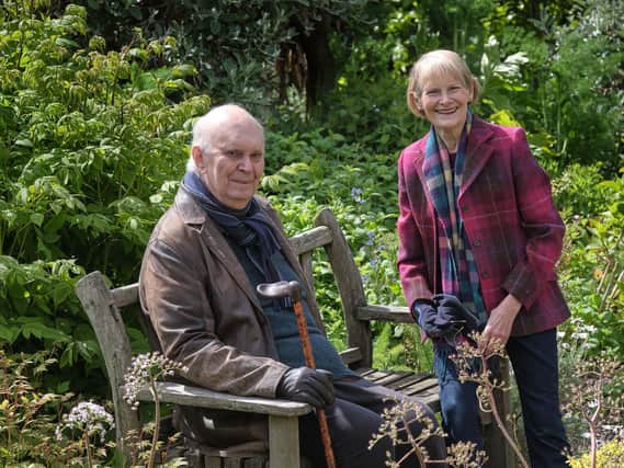 Alan Ayckbourn and his wife Heather Stoney
