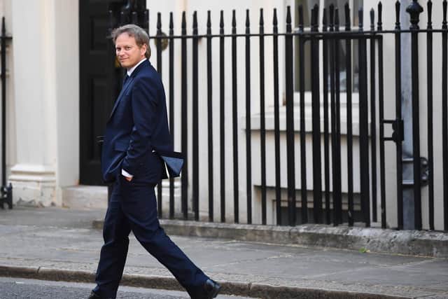 Transport Secretary Grant Shapps leaves Downing Street, London, after a media briefing on coronavirus (COVID-19). Photo: PA