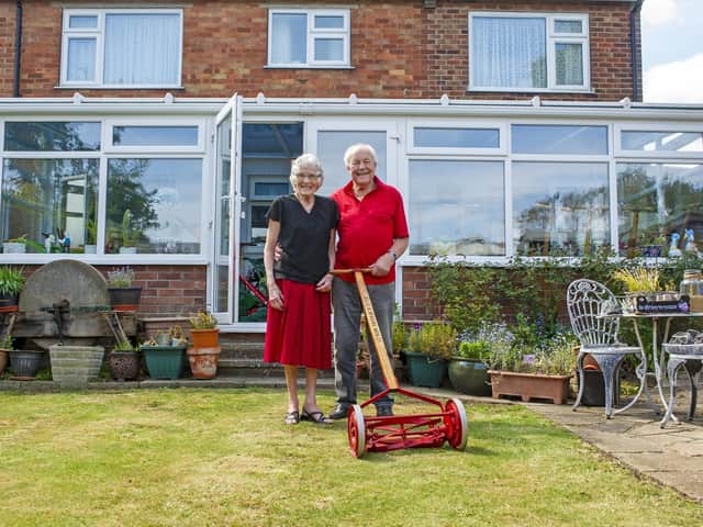 Stan and Margaret Hardwick at their home in Filey