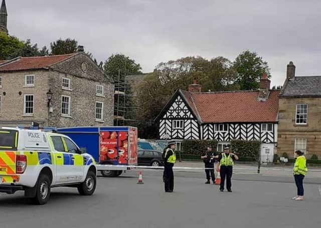 Police officers were called to move the bikers on, and community officers from Ryedale District Council also attended to cordon off the central area of the car park to prevent further gatherings.
