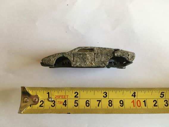 A 1970s toy car was unearthered