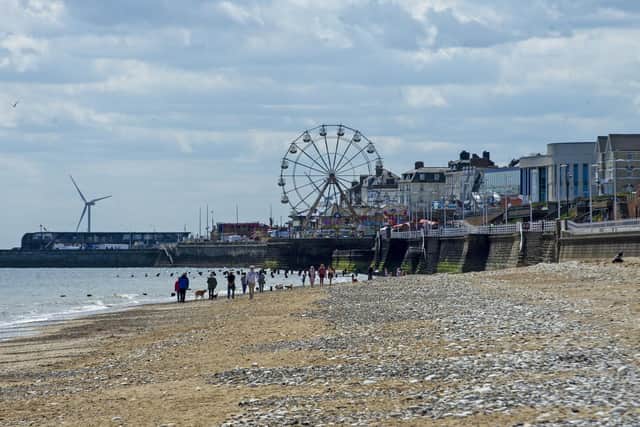 The beach at Bridlington could get busy over bank holiday weekend.
