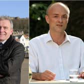 Left: Robert Goodwill MP Picture: JPI Media/ Richard Ponter. Right: Dominic Cummings Picture: Getty Images