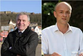 Left: Robert Goodwill MP Picture: JPI Media/ Richard Ponter. Right: Dominic Cummings Picture: Getty Images