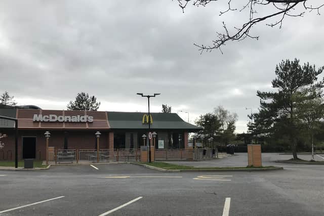 The McDonald's restaurant near Morrison's in Scarborough, which has a Drive Thru.