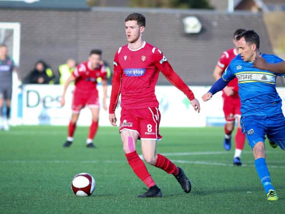 Midfielder Kieran Glynn will join Scarborough Athletic on a permanent basis after a successful loan spell
