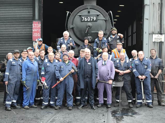 Members of the NYMR team