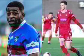Boro's first two signings of the summer, Kieran Weledji (left) and Kieran Glynn