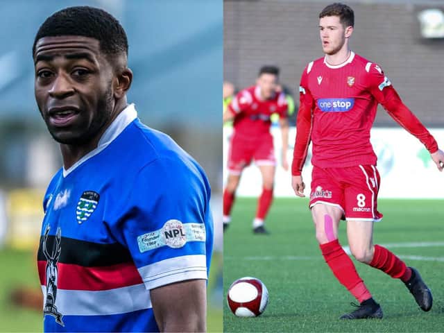 Boro's first two signings of the summer, Kieran Weledji (left) and Kieran Glynn