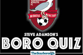 Steve Adamson's weekly Boro quiz