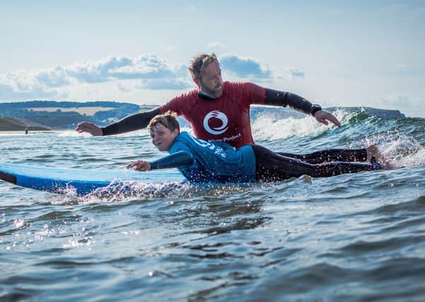 Persimmon Homes has donated £1,000 to The Wave Project which provides surf therapy for young people experiencing mental health concerns. Photo submitted